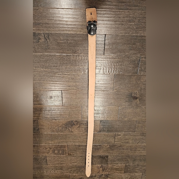 Men's Hecho En Mexico Leather Belt Size 42 - Picture 9 of 10